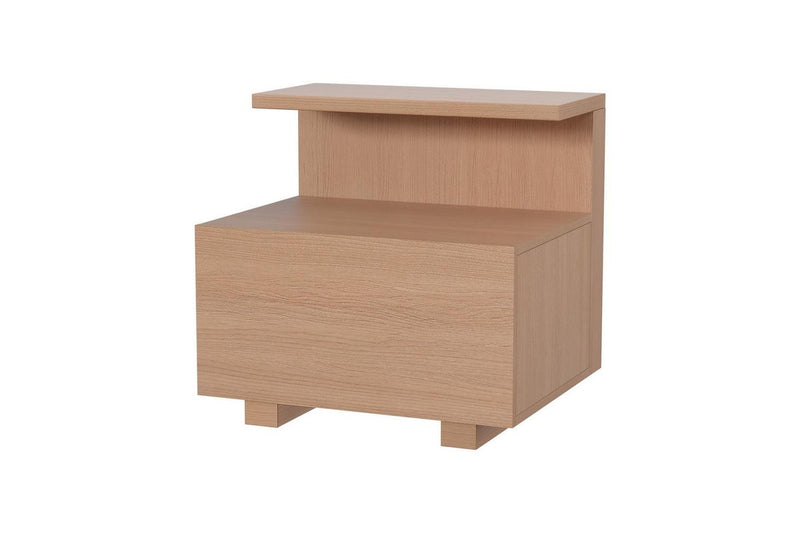 Artiss Bedside Table 1 Drawer - Pine