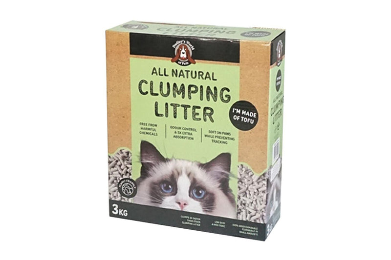 2x Dudley's World Of Pets 3kg Natural Clumping Litter Kitten Cat Maintenance