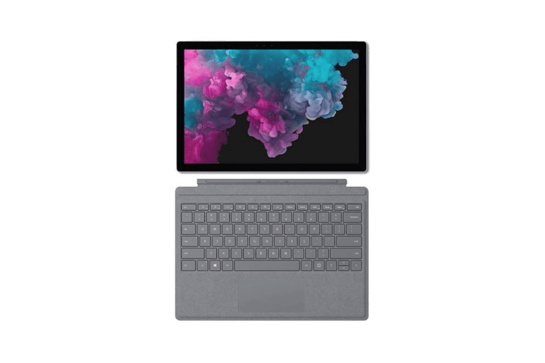 Microsoft Surface Pro 6 12.3" i5 8350U 8GB RAM 256GB SSD Win 11 with Keyboard - Platinum - Refurbished Excellent