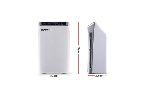 Devanti Air Purifier 4 Stage HEPA Filter