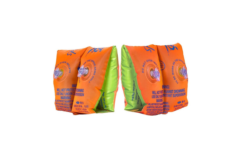 Zoggs Baby Swimming Armbands (Orange/Green) (6-12 Years)