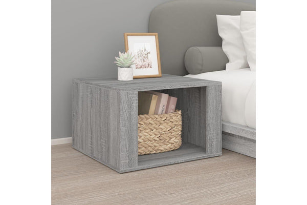 Bedside Table Grey Sonoma 57x55x36 cm Engineered Wood vidaXL