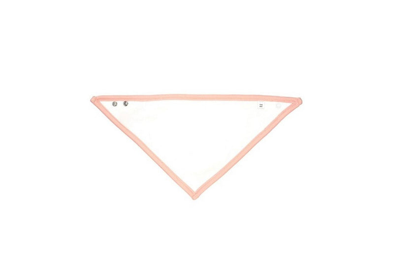 Babybugz Reversible Bib (White/Powder Pink) (0-18 months (Baby))