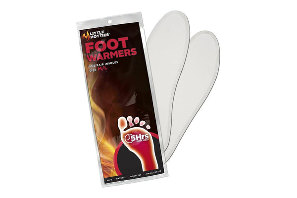 5 Pair Little Hotties M L Winter Foot Warmers Insole 5hr Pure Heat Air-Activated