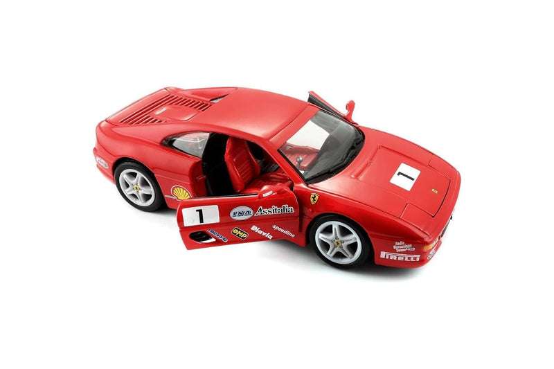 Bburago 1:24 Ferrari F355 Challenge Diecast Display Model Sports Racing Car 3+
