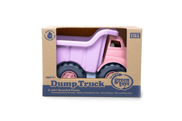 Green Toys Dump Truck Pink Kids Childrens Toy Hauling Vehicle Playset 1+