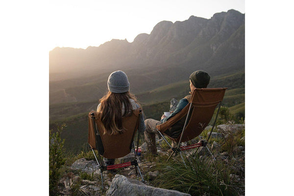 Naturehike Folding Moon Chair Outdoor Fishing Ultralight Portable Camping Chair Regular - Amber