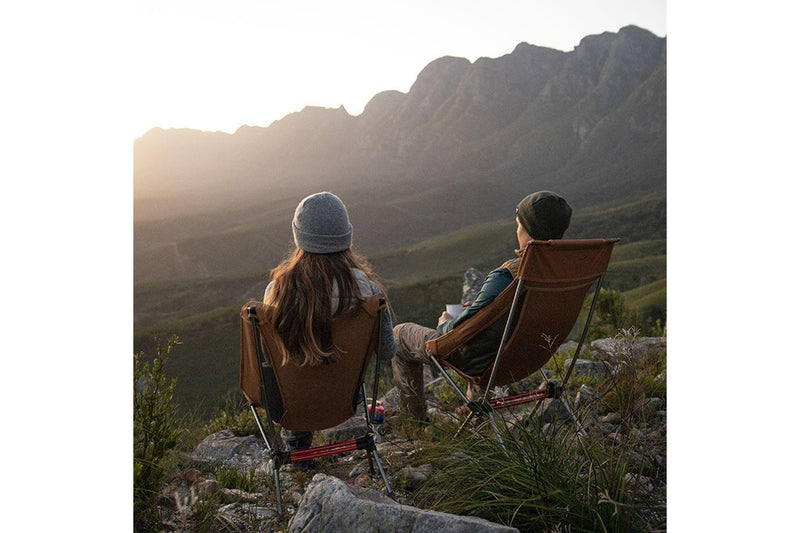 Naturehike Folding Moon Chair Outdoor Fishing Ultralight Portable Camping Chair Regular - Amber