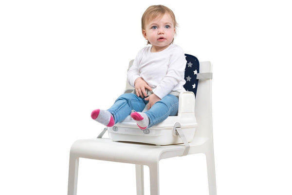 BenBat YummiGo2 3 in 1 Feed & Go Booster Storage Case Baby Kids High Chair Navy