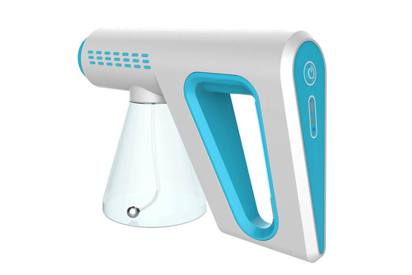 Nano Atomizer Spray Disinfection Gun Purifier 6 Blue Light Sterilizer Li-ion Cordless 300ml