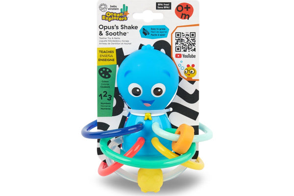 Baby Einstein: Opus's Shake & Siithe Teether Toy and Rattle
