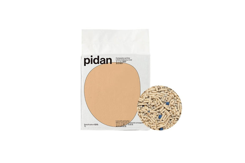 2x Pidan Original Tofu Bentonite 7L 3.6kg Composite Clumping Cat Litter Pellets