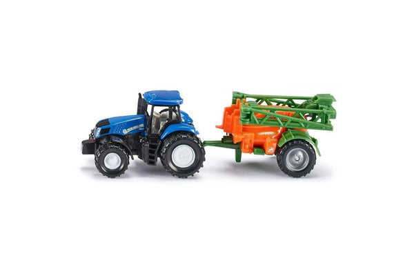 2x Siku 1668 New Holland & Amazone Tractor w Crop Sprayer Kids Toy Car 3y+