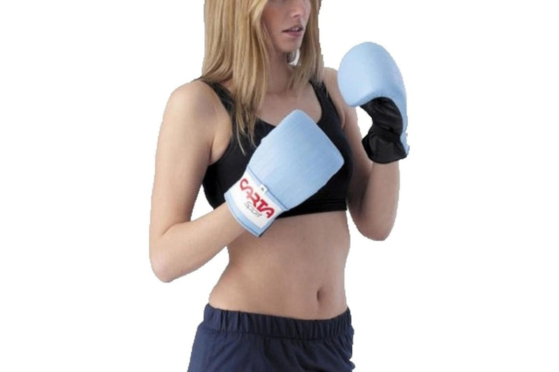 Carta Sport Womens/Ladies Boxing Mitts (Sky Blue/Black) (XS)