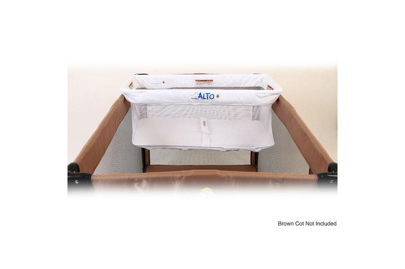 Vee Bee Alto White Newborn Baby Bassinet Hammock for Most Portable Cot Commuter