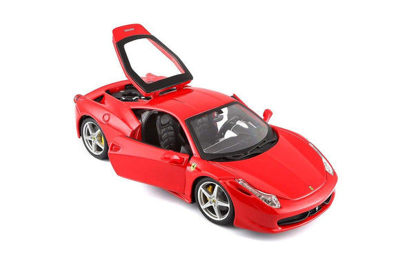 Bburago 1:24 Ferrari Race & Play 458 Italia Car Diecast Vehicle Kids Toys 3y+ RD