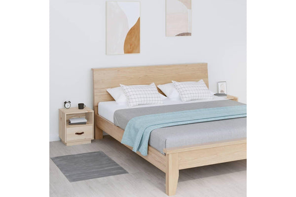 Bedside Cabinets 2 pcs 40x34x45 cm Solid Wood Pine vidaXL