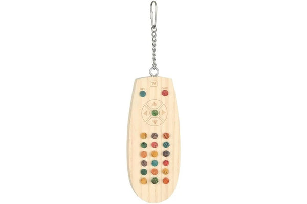 2x Nature Island TV Remote Controller Bird Parrot Pet Interactive Chew Fun Toy