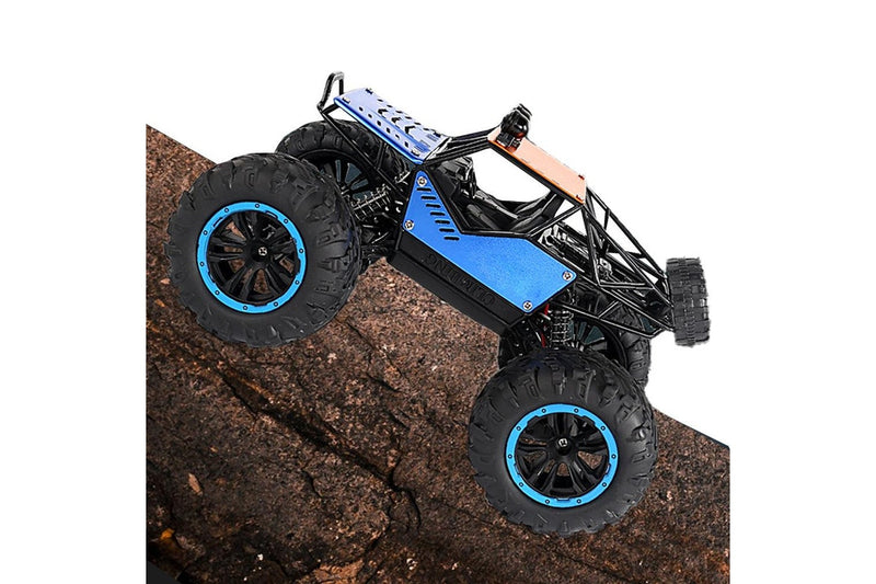 1:18 Scale RC Car 4-channel Rock Mountain Climbing Off-Road Vehicle Blue