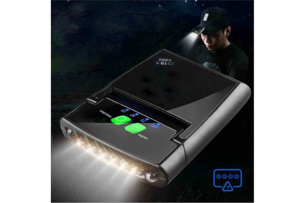 Usb Charging Induction Cap Light Waterproof Headlight Night Bule Head Torches