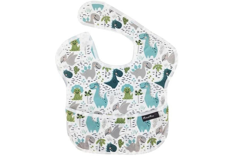 Mum 2 Mum: Waterproof Bibs 2 Pack - Dinosaurs/Spaceships (Birth - 3 Years)