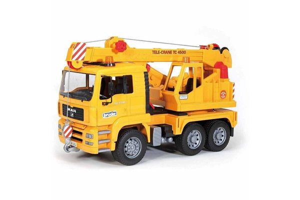 Bruder 43cm 1:16 Tele-Crane TC 4500 Construction Lorry Truck Kids Toys 3y+ YEL