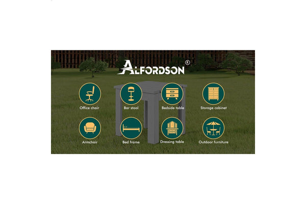 ALFORDSON Wooden Side Desk Coffee Table Outdoor Furniture Garden White