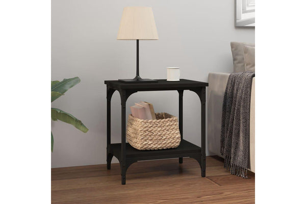 Side Table Black 40x30x42 cm Engineered Wood vidaXL