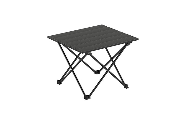 Weisshorn Folding Camping Table 40CM Roll Up Outdoor Picnic BBQ Aluminium Desk