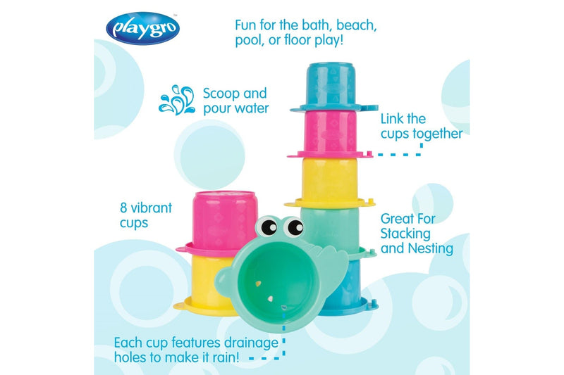 Playgro: Crocodile Cups