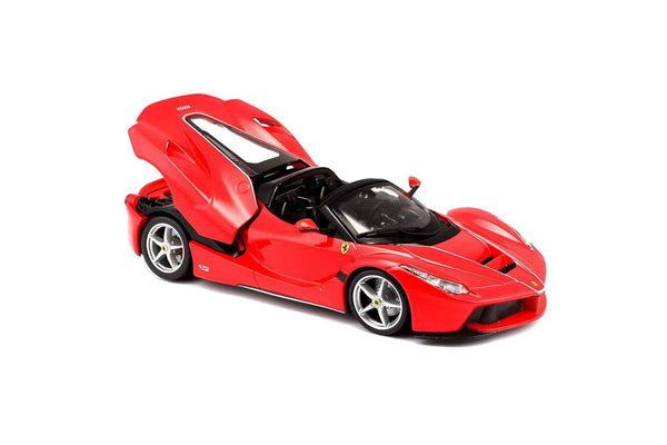 Bburago 1:24 Ferrari Race & Play LaFerrari Aperta Open Roof Car Replica Toy Red