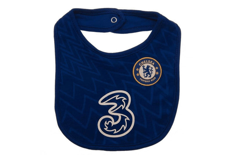 Chelsea FC Baby Bibs (Pack of 2) (Blue/Yellow) (One Size)