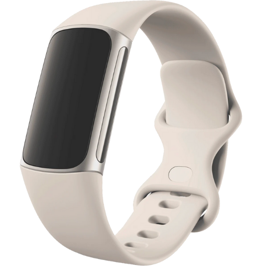 Fitbit Charge 6 - Porcelain/Silver Aluminium