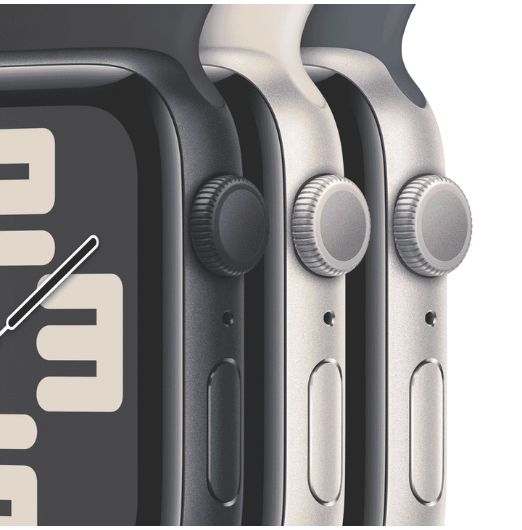 Apple Watch SE GPS 40mm Midnight Aluminium Case with Midnight Sport Band - S/M