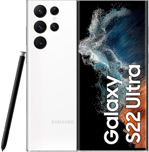 Samsung Galaxy S22 Ultra Smartphone 256GB, Phantom White