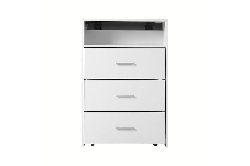 Artiss Dressing Table 2 In 1 Set Hidden Makeup Mirror Storage Drawers Bedside Tables