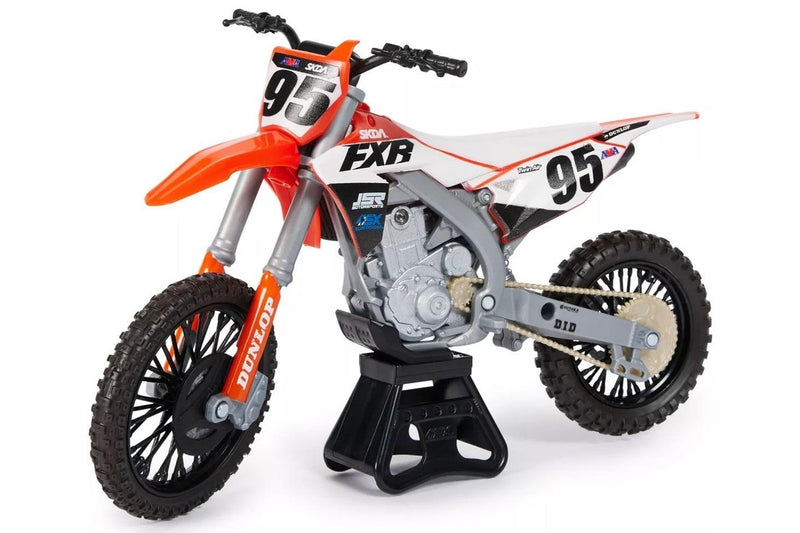 SX: Supercross 1:10 Die Cast Motorcycle - Justin Starling (Red & White)