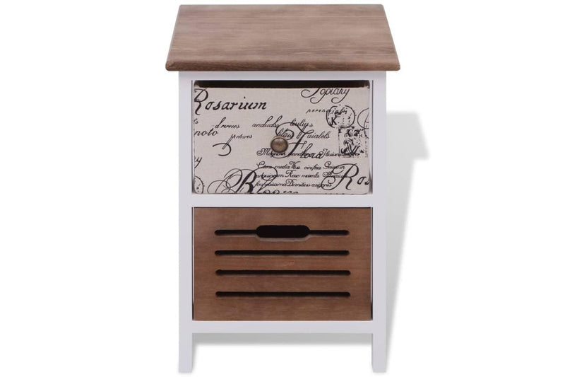 Bedside Cabinets 2 Pcs Wood Bedside Tables