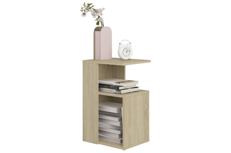 Side Table Sonoma Oak 36x30x56 cm Engineered Wood vidaXL