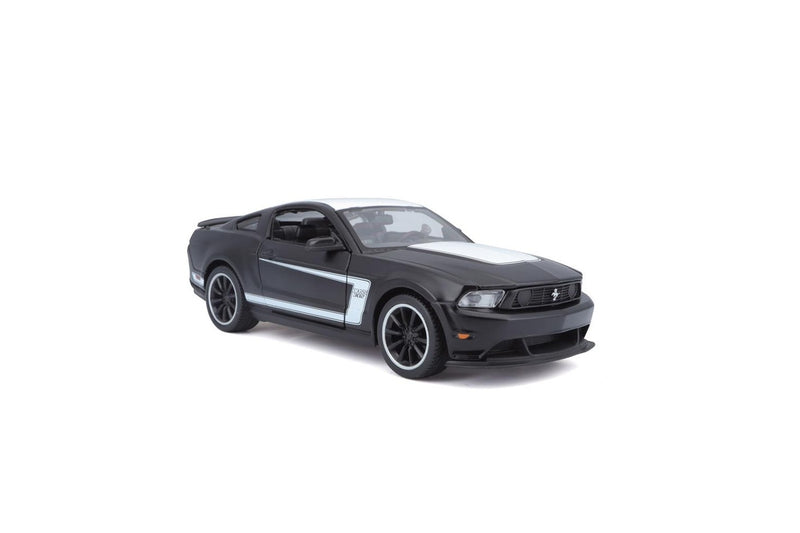 Maisto 2011 Ford Mustang Boss 302 Diecast Display Model 1:24 Scale Toy BLK 3+