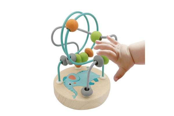 Kaper Kidz Lion & Elephant Jungle Animal Small Roller Coaster Maze Kids Toy 12m+