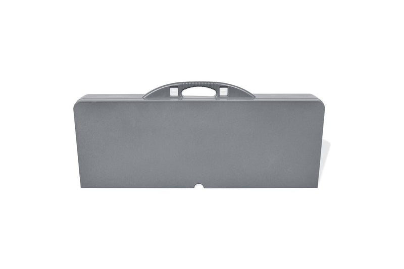 Foldable Camping Table Set With 4 Stools Aluminium Extra Light Grey Camping Tables