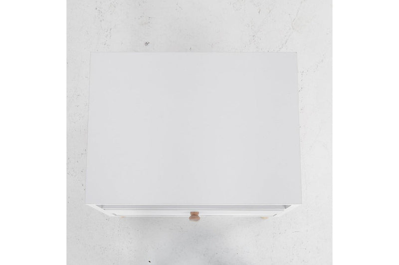 2X Bedside Table Side Storage Cabinet Nightstand Bedroom Drawer Anya White Bedside Tables