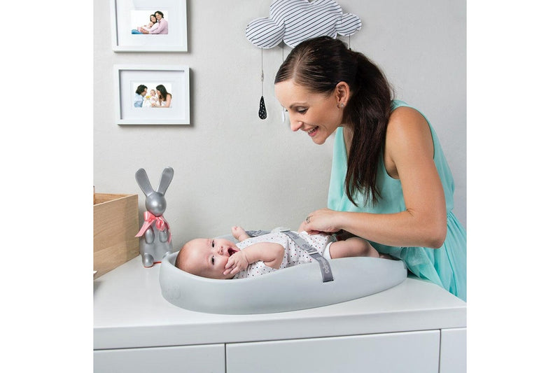 Bumbo Cool Grey Changing Pad 48.3cm Nappy Diaper Change For 0-18m Baby Infant