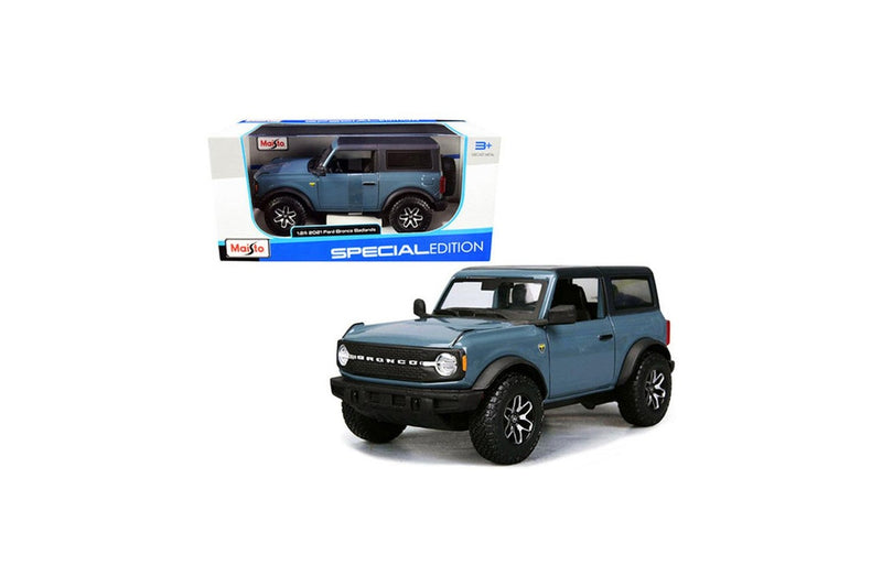 Maisto 1:24 2021 Ford Bronco 2 Door SUV Badlands Model Car Toy 3+ Assorted