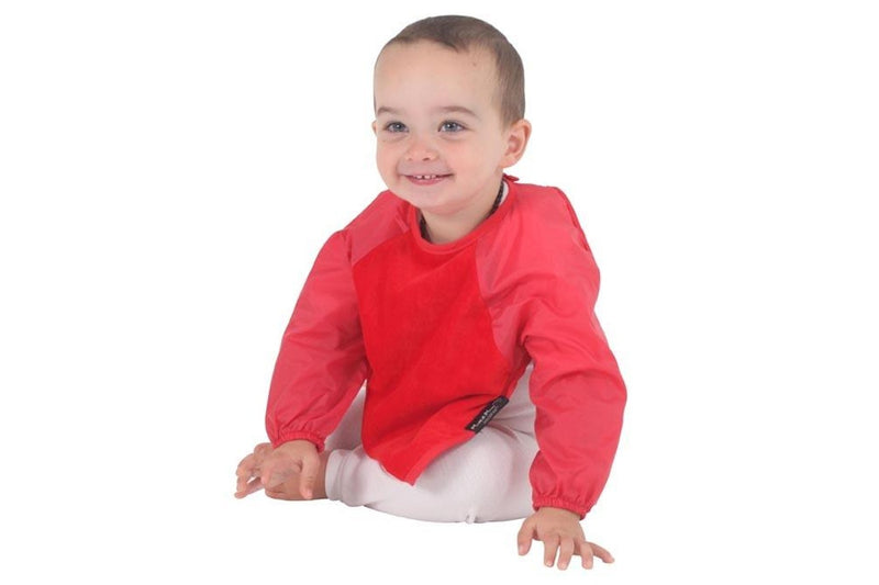 Mum 2 Mum: Sleeved Wonder Bib (Large) - Red
