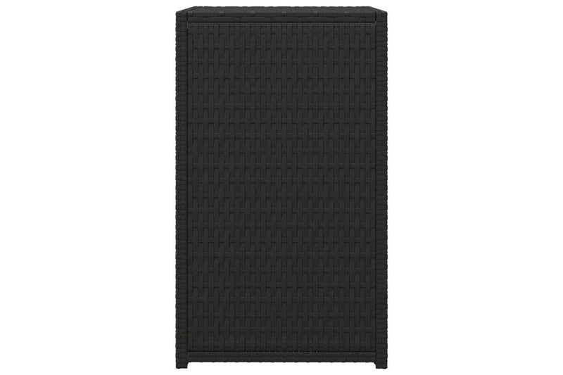 C Table Black 40x35x60 cm Poly Rattan vidaXL