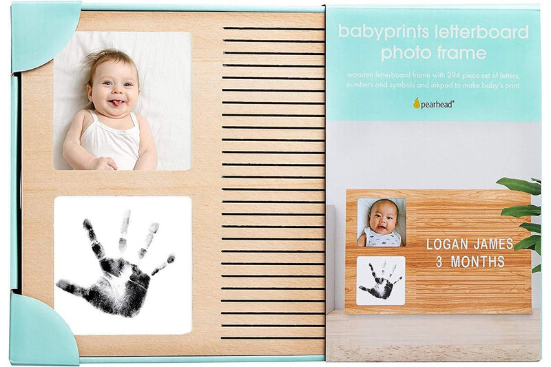 Pearhead: Baby Prints Letterboard Frame