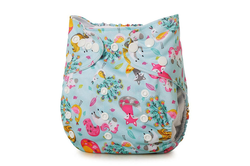 2Pcs Baby Reusable Washable Modern Cloth Nappies -Style 2
