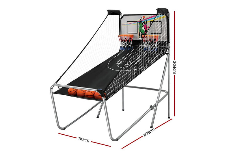 Basketball Arcade Game Electronic Scorer 8 Games Double Shoot Grey
